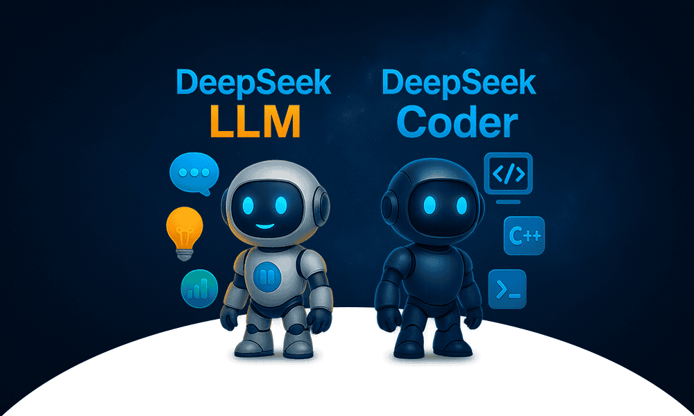 DeepSeek LLM vs. DeepSeek Coder
