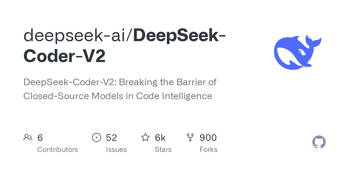 DeepSeek-Coder-V2 GitHub